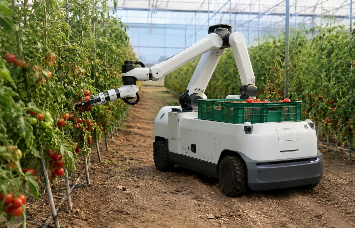 Agricultural robotics hardware operating in a field environment